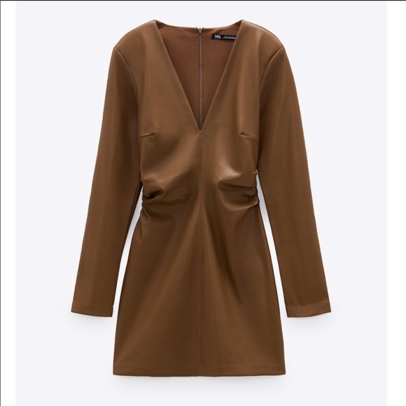 Zara Faux Leather Shoulder Pad Mini 